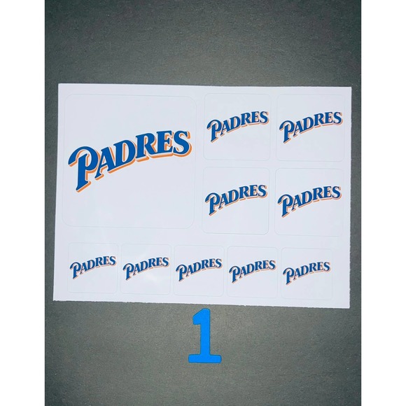 PADRES HIGH QUALITY STICKER SET BUNDLE - Picture 1 of 8